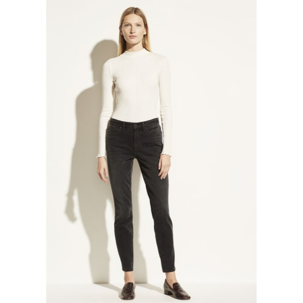 Vince Green medium rise skinny jeans